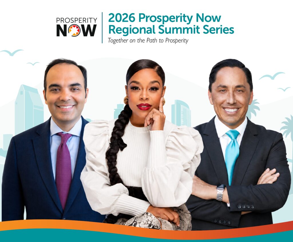Prosperity Now San Diego Regional Summit confirmed speakers