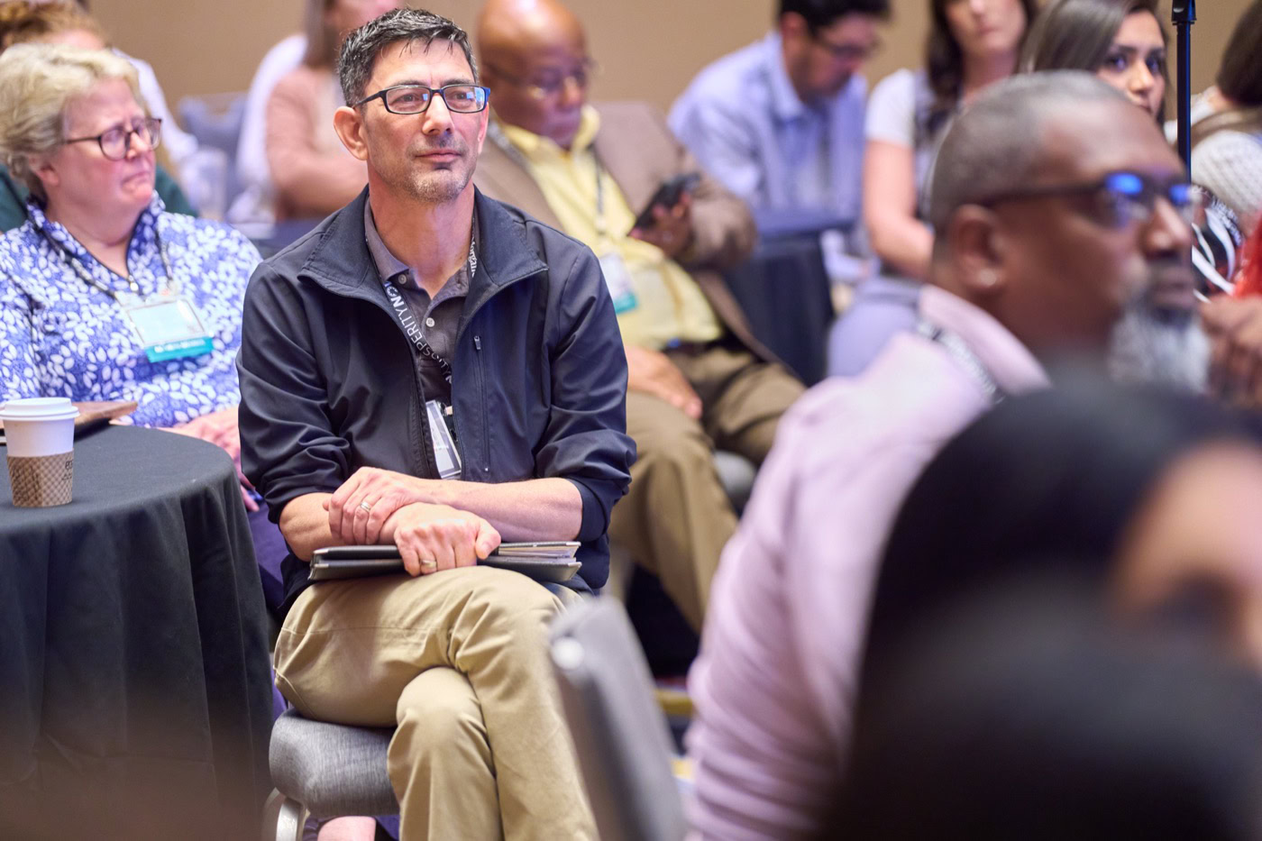 An attendee at a Prosperity Now network convening.